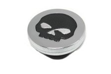 (image for) Chrome Skull Style Vented Gas Cap