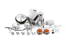 (image for) 7" Headlamp Cowl Kit, Chrome