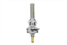 (image for) Petcock Straight Outlet with Nut Chrome