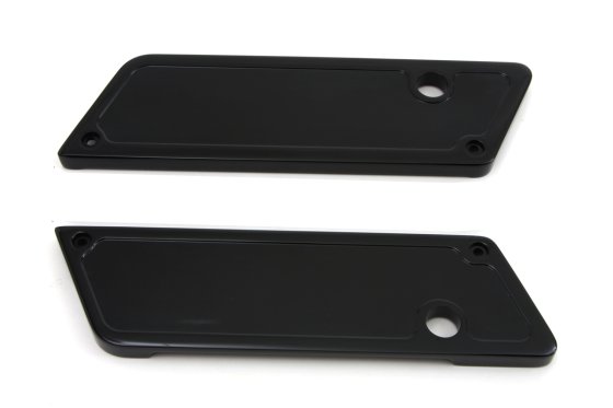 (image for) Black Contour Saddlebag Latch Cover Set