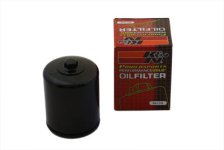 (image for) K&N Spin On Hex Oil Filter Black