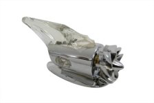 (image for) Chrome Amber Fan Operated Marker Lamp