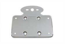 (image for) Tail Lamp License Plate Holder Chrome