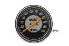 (image for) Speedometer with 2:1 Ratio and Orange Needle
