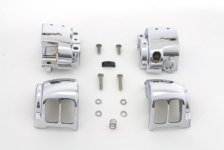 (image for) Handlebar Control Switch Housing Kit Chrome