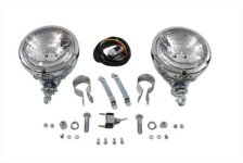 (image for) 12 Volt 4 1/2" Chrome Spotlamp Kit