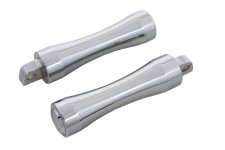 (image for) Chrome Contour End Footpeg Set