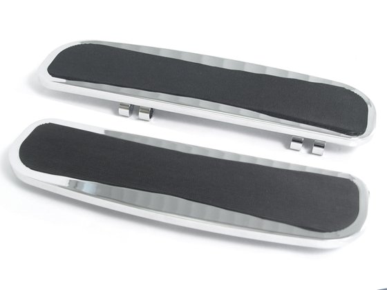 (image for) Chrome Rectangular Footboard Set