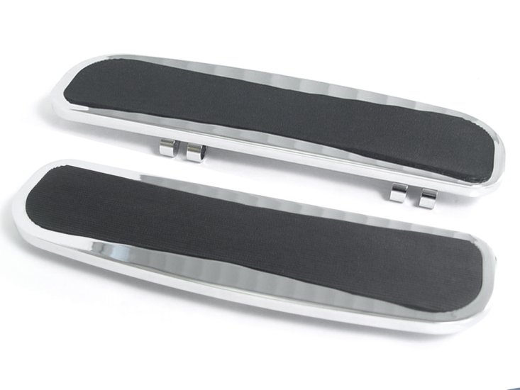 (image for) Chrome Rectangular Footboard Set - Click Image to Close