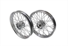 (image for) 16" Rear Wheel with Chrome Hub, Rim, 80 Chrome Spokes