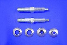 (image for) Upper Rear Shock Stud Kit Zinc