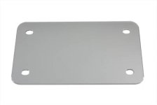 (image for) License Plate Frame Backing Plate Chrome Smooth Style