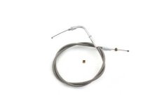 (image for) Braided Stainless Steel Throttle Cable with 48.75" Casing