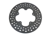 (image for) 11-1/2" Front Drilled Brake Disc Clover Leaf Style