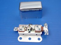 (image for) Solid State 6 Volt Relay with Smooth Chrome Cover