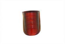 (image for) Tail Lamp Lens Beehive Style Glass Red