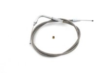 (image for) Braided Stainless Steel Throttle Cable with 38" Casing