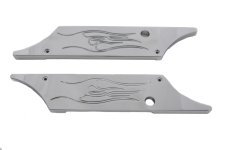 (image for) Flame Winged Saddlebag Latch Set