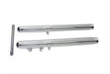 (image for) 41mm Fork Slider Set Chrome 8" Over Stock