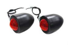 (image for) Black Bullet Marker Lamp Set with Red Lens