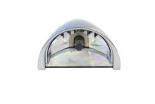 (image for) 5-3/4" Half Moon Headlamp Chrome Billet