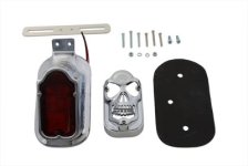 (image for) Chrome Skull Grill Tombstone Tail Lamp