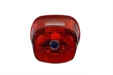 (image for) Tail Lamp Lens Laydown Style Red with Blue Dot