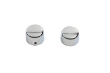 (image for) Chrome Front Axle Cap Cover Set, Cap Style