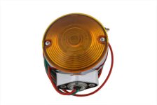 (image for) Chrome Turn Signal Front Amber