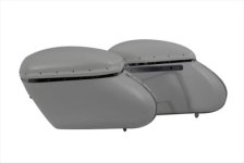 (image for) Replica Bubble Saddlebag Set White