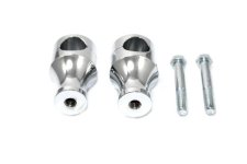 (image for) 3" Solid Billet Chrome Riser Set