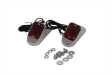 (image for) Flush Deco Marker Lamp Set with Red Lens