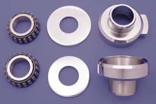 (image for) Chrome Fork Neck Cup Kit with Stops