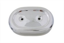 (image for) Oval Air Cleaner Cover Chrome