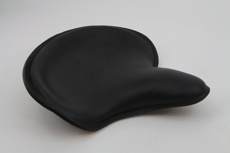 (image for) Black Solo Seat with Distressed Black Finish - Click Image to Close