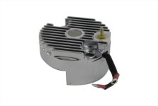 (image for) Chrome 12 Volt Regulator End Cover with Low Output