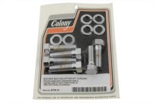 Rocker Box Mount Kit, Stock Chrome (image for) Rocker Box Mount Kit, Stock Chrome