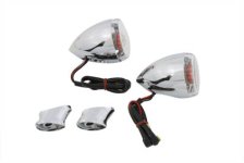 (image for) Rear Turn Signal Kit Clear Lens Red LED