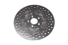 (image for) 11-1/2" Rear Brake Disc Skull Design Stainless Steel