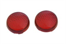 (image for) Turn Signal Lens Set Torpedo Style Red