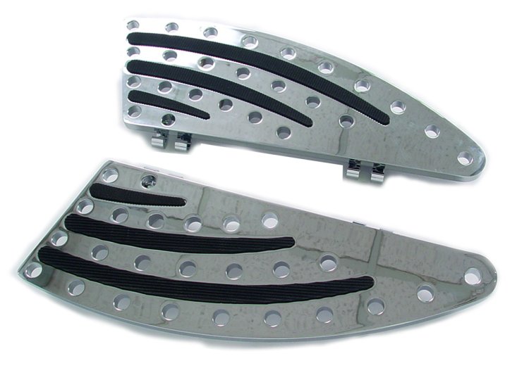 (image for) Chrome Billet Footboard Set - Click Image to Close
