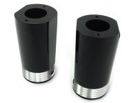 (image for) Black Fork Slider Cover Set Tapered Style