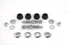 (image for) Chrome Lower Rear Shock Stud Kit