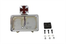 (image for) Chrome Billet Fender Mount LED Tail Lamp Maltese Type