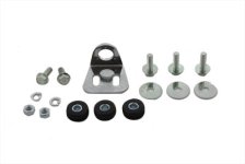 (image for) Chrome Round Oil Tank Mount Kit