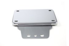 (image for) Tail Lamp License Plate Holder Chrome