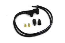 Universal Black 8mm Pro Spark Plug Kit (image for) Universal Black 8mm Pro Spark Plug Kit