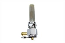 (image for) Sifton Chrome Hex Petcock 90° Left Hand Spigot with Nut