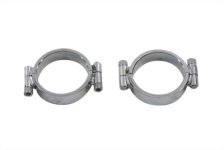 (image for) Chrome Allen Type Exhaust Clamp Set