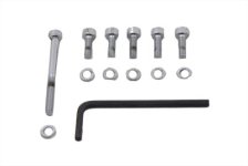 (image for) Keihin Carburetor Chrome Allen Screw Kit
